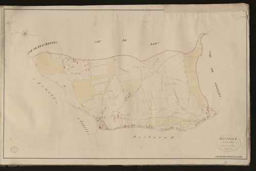 Beaumont-le-Roger. Section A _ de Saint Aubin _ 2e de 3 Feuilles