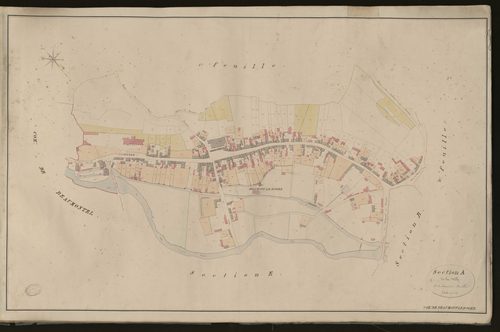 Beaumont-le-Roger. Section A _ de la Ville _ 3e et dernière Feuille