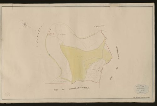 Beaumont-le-Roger. Section C _ du Val Boucoeur _ 5e de 6 Feuilles