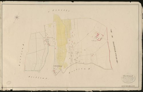 Bec-Hellouin (Le). Section A _ des Granges et du Pont Hachette _ 2e et dernière Feuille