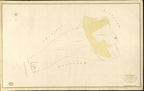 Bérengeville-la-Campagne. Section A _ du Bois de la Vigne _ 2e de 3 Feuilles