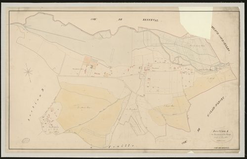 Bernay. Section A _ de Carentonne et des Bruges _ 1re de 2 feuilles