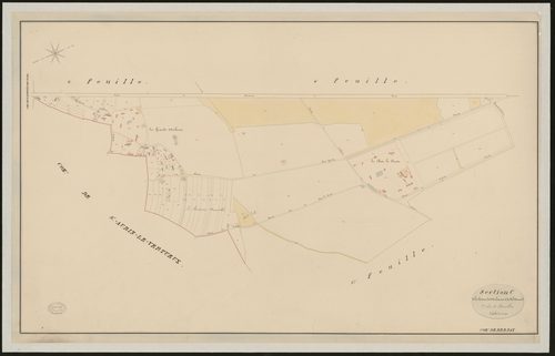 Bernay. Section C _ de la Couture, des Malouves et du val Menard _ 2e de 4 Feuilles