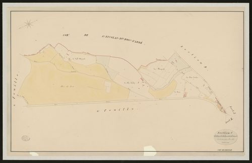 Bernay. Section C _ de la Couture, des Malouves et du val Menard _ 4e et dernière Feuille