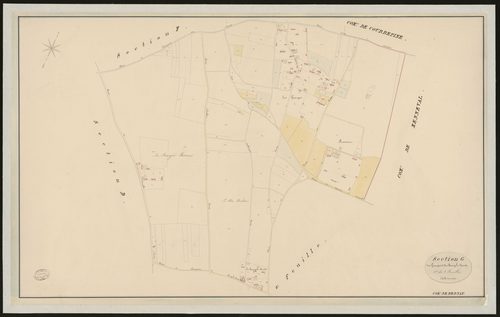 Bernay. Section G _ des Granges et du Bourg le Comte _ 1re de 2 Feuilles