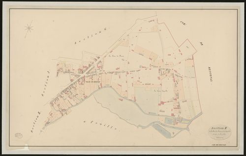 Bernay. Section H _ de la Porte de Rouen et des Agricoles _ 1re de 2 Feuilles
