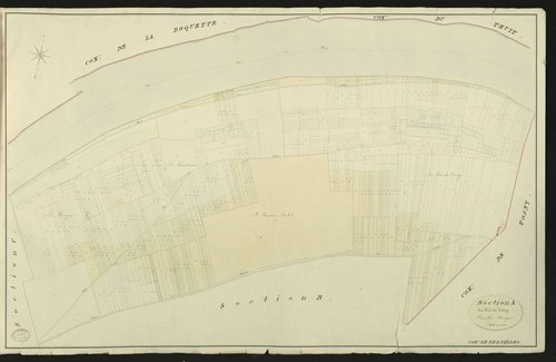Bernières-sur-Seine. Section A _ des Prés de Tosny _ Feuille Unique