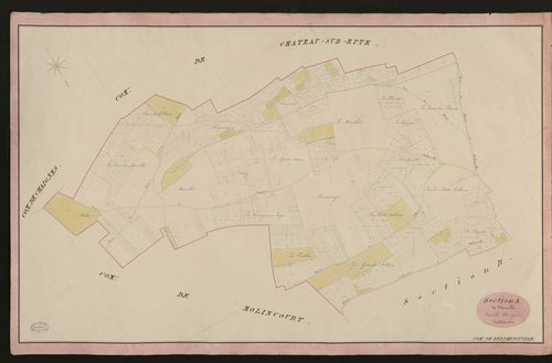 Berthenonville. Section A _ de Morville _ Feuille Unique