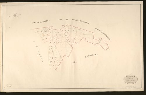 Berville-en-Roumois. Section A _ de Berville _ 1re de 2 Feuilles