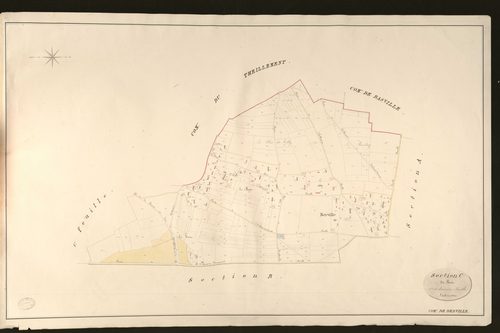 Berville-en-Roumois. Section C _ du Bosc _ 2e et dernière Feuille