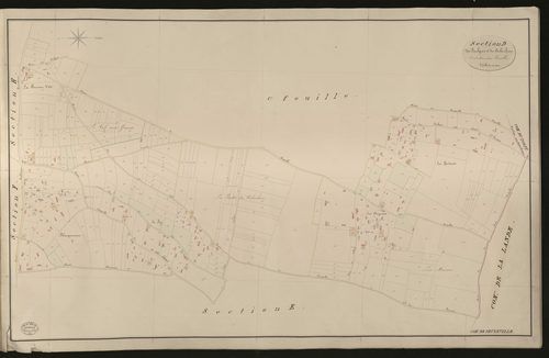 Beuzeville. Section D _ des Faulques et du Corduchon _ 2e et dernière Feuille