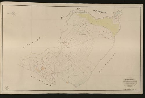 Beuzeville. Section F _ de la hanquerie et de la Bertnière _ 3e et dernière Feuille