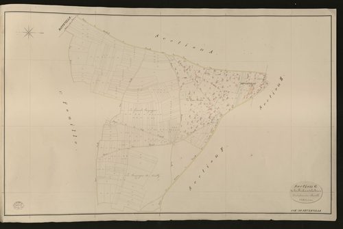 Beuzeville. Section G _ des Bois Rimbert et de la Brierie _ 2e et dernière Feuille