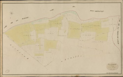 Bois-Anzeray. Section A _ de Cernay _ 1re de 2 Feuilles
