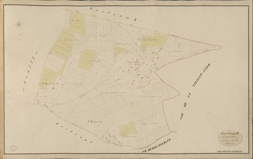 Bois-Anzeray. Section B _ de la Noe-Allain _ 2e et dernière Feuille