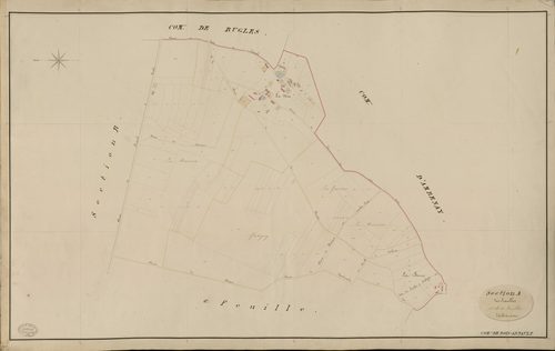 Bois-Arnault. Section A _ des Siaulles _ 1re de 4 Feuilles
