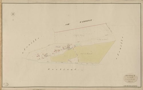 Bois-Arnault. Section A _ des Siaulles _ 3e de 4 Feuilles