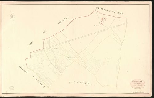 Boisemont. Section B _ de la heunière _ 1re de 2 Feuilles