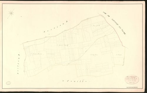 Boisemont. Section C _ de Corbie et du haut Gruel _ 1re de 2 Feuilles