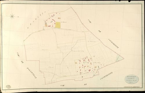 Boissy-Lamberville. Section C _ de la Cahonnais _ 3e et dernière Feuille