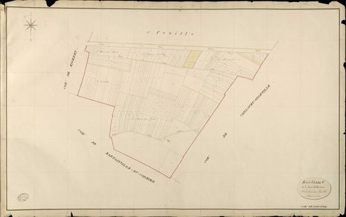 Boncourt. Section C _ de la haie Delhomme _ 2e et dernière Feuille