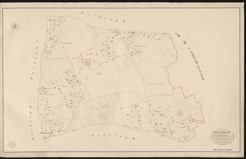 Bosc-Roger-en-Roumois (Le). Section B _ de la Buissonnière _ Feuille Unique