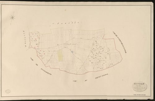 Bosc-Roger-en-Roumois (Le). Section E _ des Rues _ 2e et dernière Feuille
