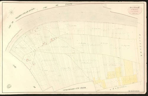 Bouafles. Section E _ de Mousseaux _ 1re de 2 Feuilles