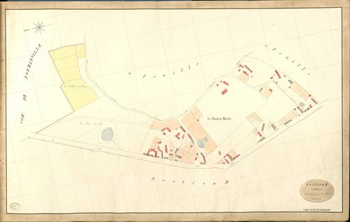 Boulay-Morin (Le). Section A _ du Château _ 3e et dernière Feuille