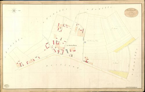 Boulay-Morin (Le). Section B _ de l'Eglise _ 2e de 6 Feuilles