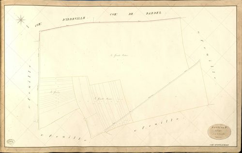 Boulay-Morin (Le). Section B _ de l'Eglise _ 5e de 6 Feuilles
