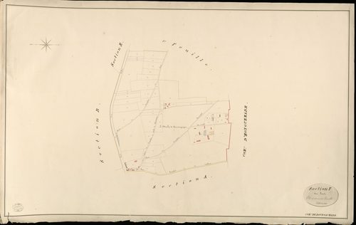 Bourg-Achard. Section F _ des Rues _ 2e et dernière Feuille