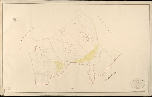 Bourneville. Section B _ d'Etreville _ 2e et dernière Feuille