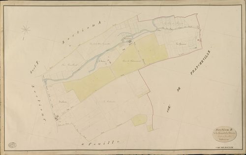 Bourth. Section B _ de la Brosse et de la Bodinière _ 1re de 4 Feuilles