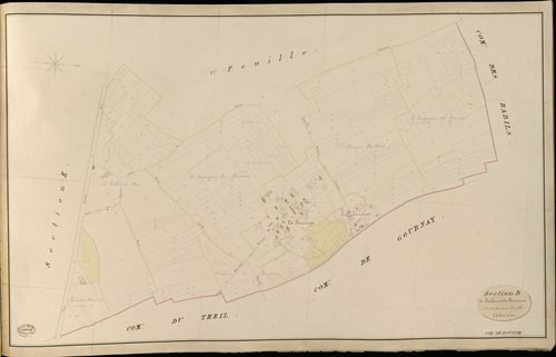 Bourth. Section D _ de Bouhours et des Fournieux _ 2e et dernière Feuille