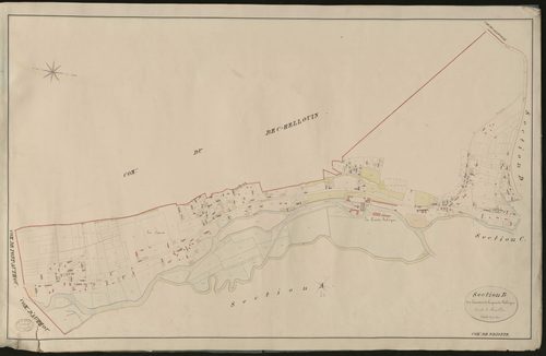 Brionne. Section B _ des Essart et de la Grande Fabrique _ 1 re de 2 Feuilles