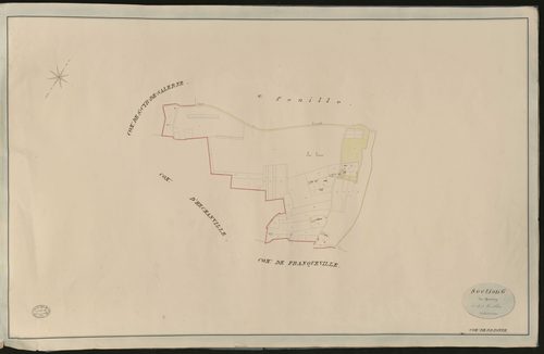 Brionne. Section G _ du Quesney _ 1 re de 3 Feuilles