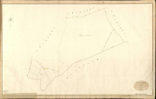 Brosville. Section A _ de l'Eglise _ 3e de 5 Feuilles