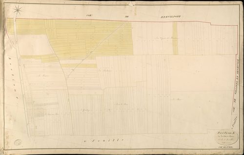 Bueil. Section A _ de la Côte de Chanu _ 1re de 5 feuilles