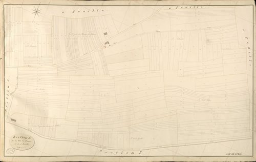 Bueil. Section A _ de la Côte de Chanu _ 3e de 5 feuilles