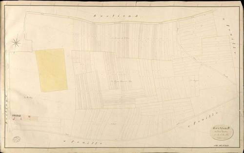 Bueil. Section B _ du beau Teurtre _ 1re de 4 Feuilles