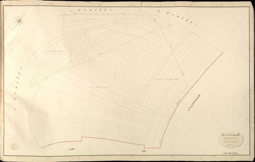 Bueil. Section B _ du beau Teurtre _ 3e de 4 Feuilles