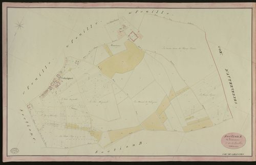 Cahaignes. Section A _ de Sénancourt _ 2e de 4 Feuilles