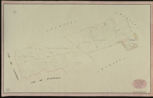 Cahaignes. Section A _ du Champ Crochu _ 3e de 4 Feuilles