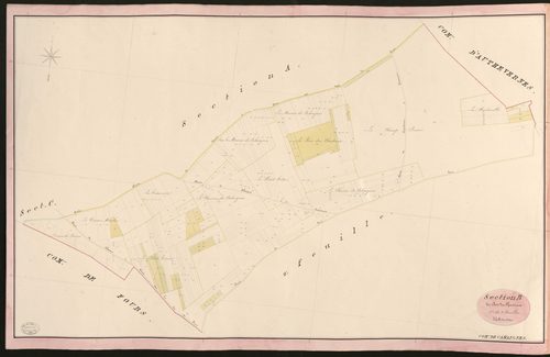 Cahaignes. Section B _ du Bois des Chartreux _ 1re de 2 Feuilles