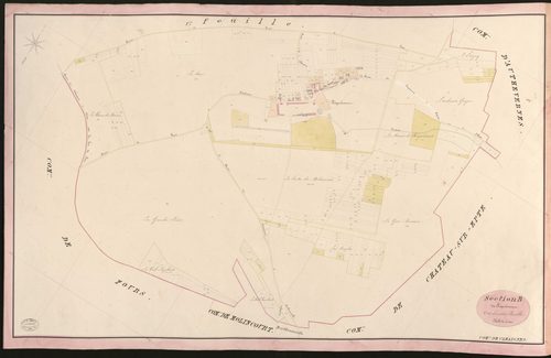 Cahaignes. Section B _ de Réquiécourt _ 2e et dernière Feuille