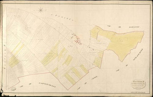 Caillouet-Orgeville. Section A _ de la Roche et de la Bonne Mare _ 2e et dernière Feuille