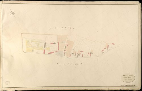 Caillouet-Orgeville. Section D _ du haut Chemin _ 2e de 3 Feuilles