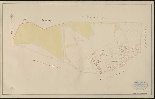 Calleville. Section A _ du Village et des Bruyères _ 2e et dernière Feuille