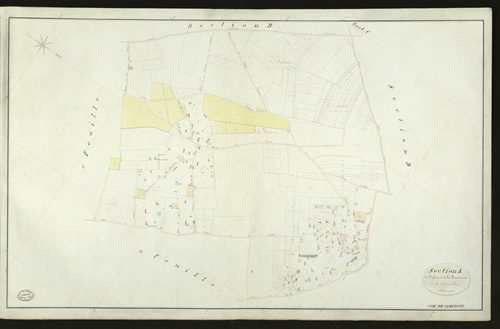 Campigny. Section A _ de l'Eglise et de la Pommeraie _ 2e de 3 Feuilles
